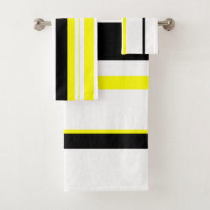 Bandes blanches et grises noires