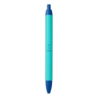 Bandes bleu clair C'est un garçon stylos personnal