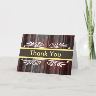 Bandes colorées avec Merci de Badge Brown