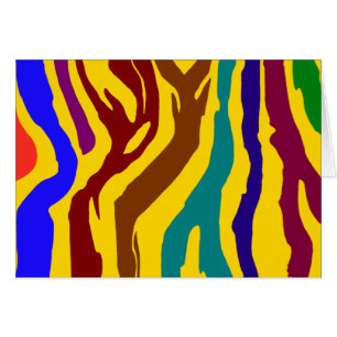 Bandes colorées de zèbre
