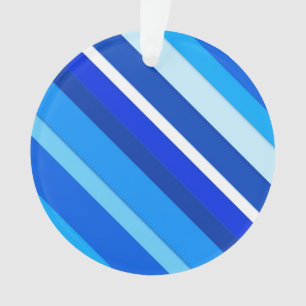 Bandes de bonbons en couche - cobalt et bleu pâle