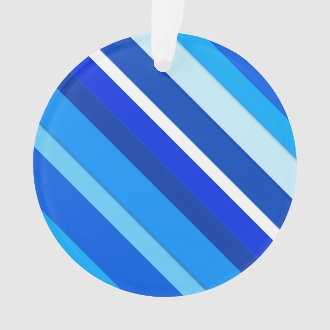 Bandes de bonbons en couche - cobalt et bleu pâle (devant)
