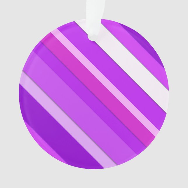 Bandes de bonbons en couches - violet et orchidée (devant)