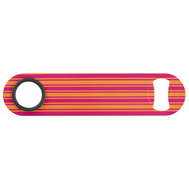 Bandes de bonbons rose et orange (Devant (Horizontal))