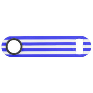 Bandes de bonbons royales bleues et blanches