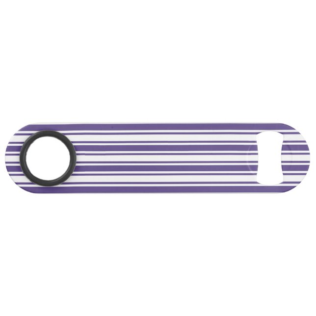 Bandes de bonbons ultra violettes et blanches (Devant (Horizontal))