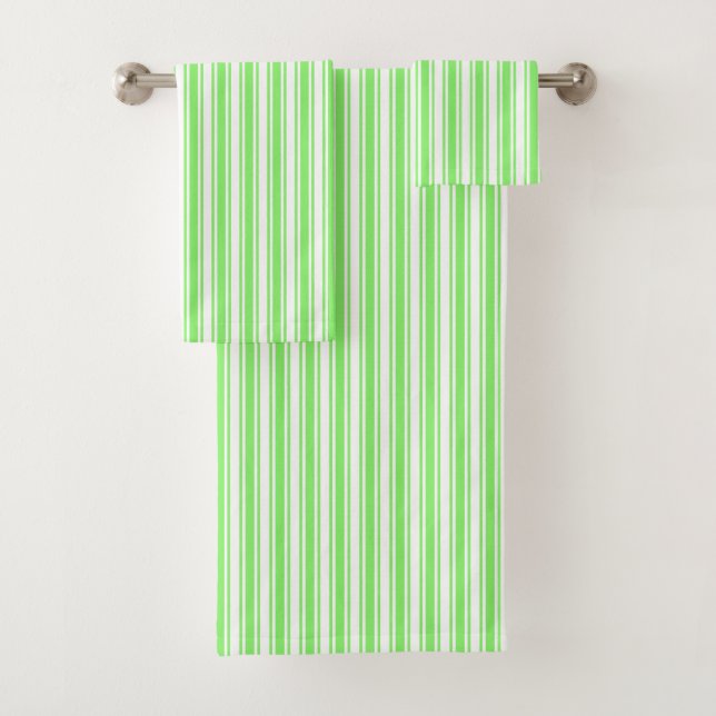Bandes de bonbons vert et blanc de chaux (En situation)