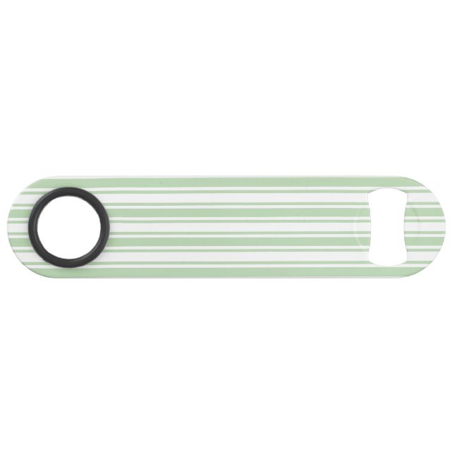 Bandes de bonbons vert pâle et blanc (Devant (Horizontal))