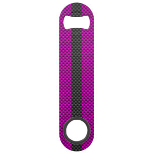 Bandes de course rose chaud en fibre de carbone