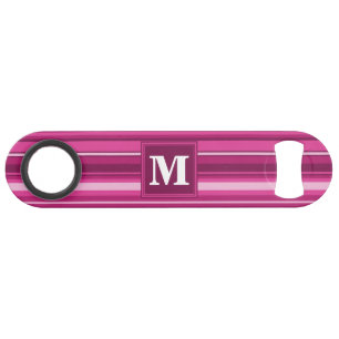 Bandes de monogramme fuchsia