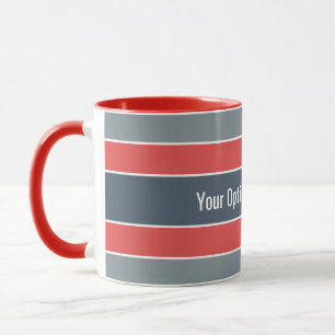 Bandes de Motif texte personnalisé tasses