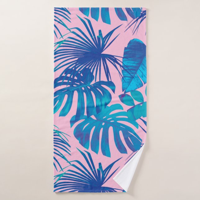 Bandes de papier numérique tropicale étoiles (Serviette de bain)