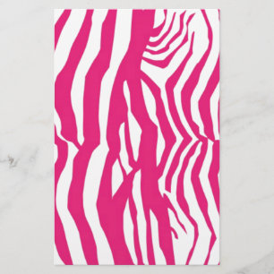 Bandes de zèbre rose
