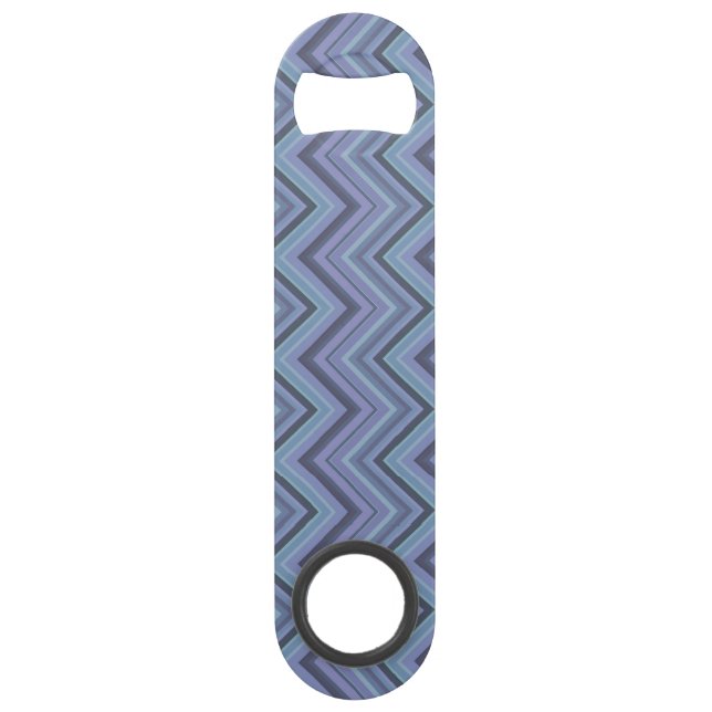 Bandes de zigzag gris bleu (Devant)