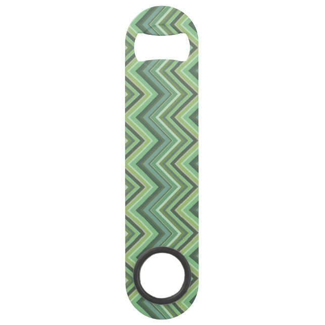 Bandes de zigzag vert olive (Devant)