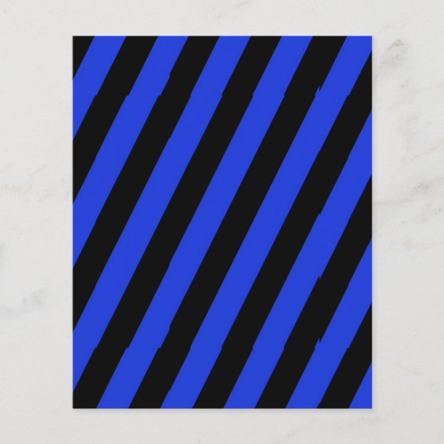 bandes diagonales bleu et noir (Devant)