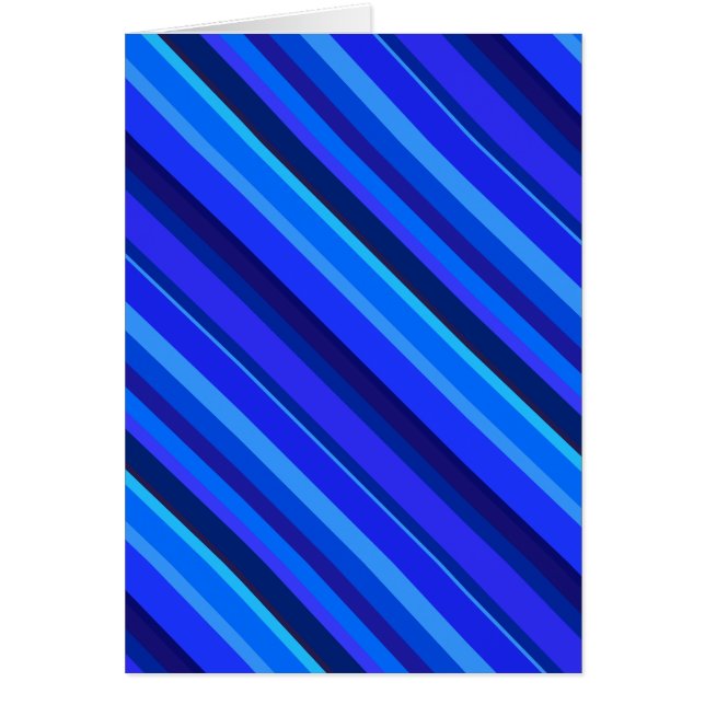 Bandes diagonales bleues (Devant)