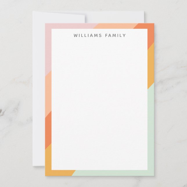 Bandes Diagonales colorées Retro Sweet Candy Paste (Devant)