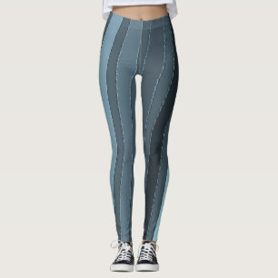Bandes gris tendance "Ratti_Creative_Arts" Legging