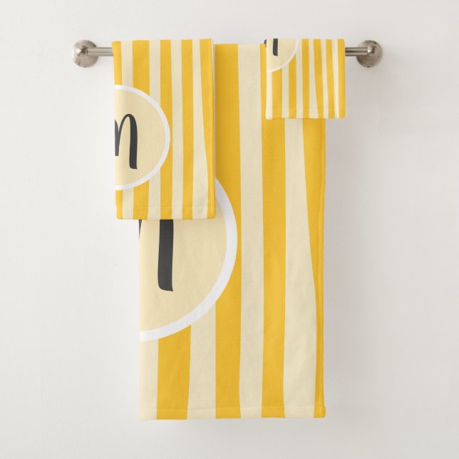 Bandes modernes motif couleurs personnalisées mono (En situation)