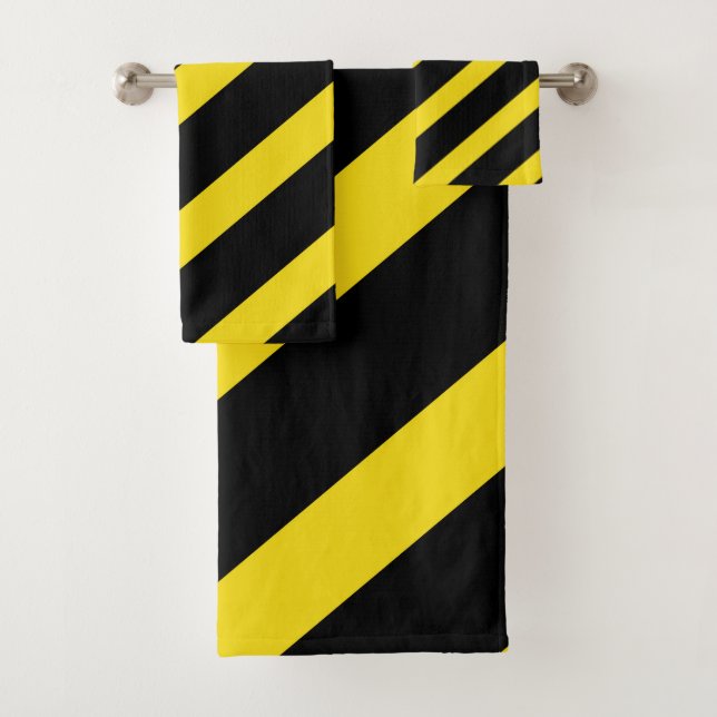 Bandes noires et jaunes triées (En situation)