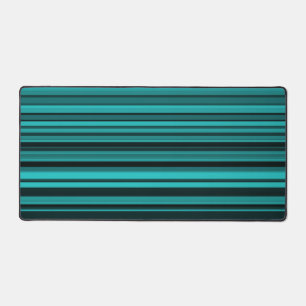 Bandes noires turquoises
