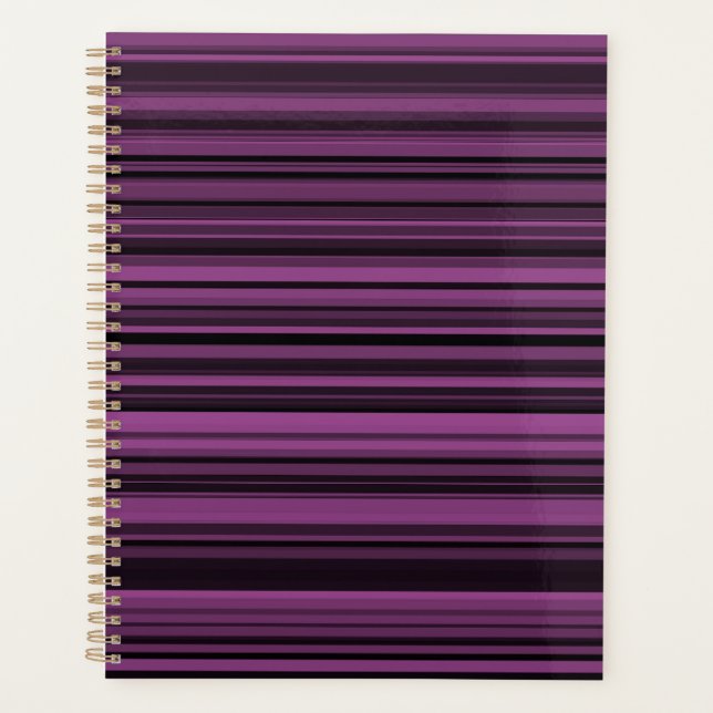 Bandes noires violettes abstraites (Devant)