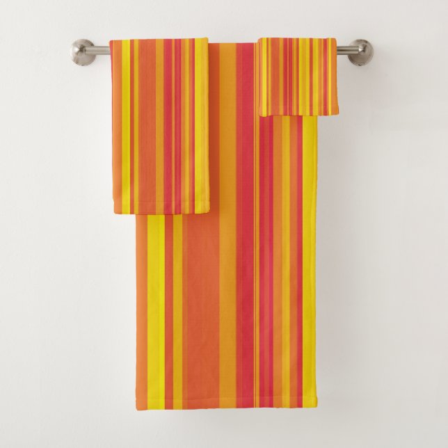 Bandes Orange Rouge Jaune (En situation)