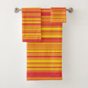 Bandes Orange Rouge Jaune