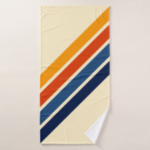 Bandes rétro colorées Motif rayé