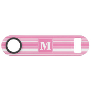 Bandes rose monogramme