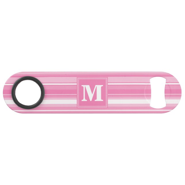 Bandes rose monogramme (Devant (Horizontal))