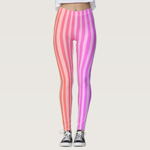 Bandes roses Leggings classiques
