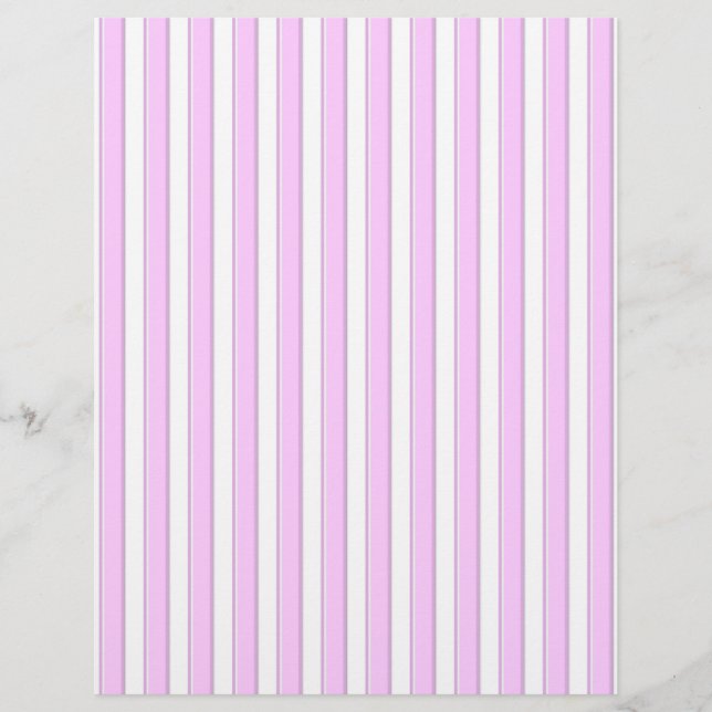 Bandes roses sur blanc (Devant)