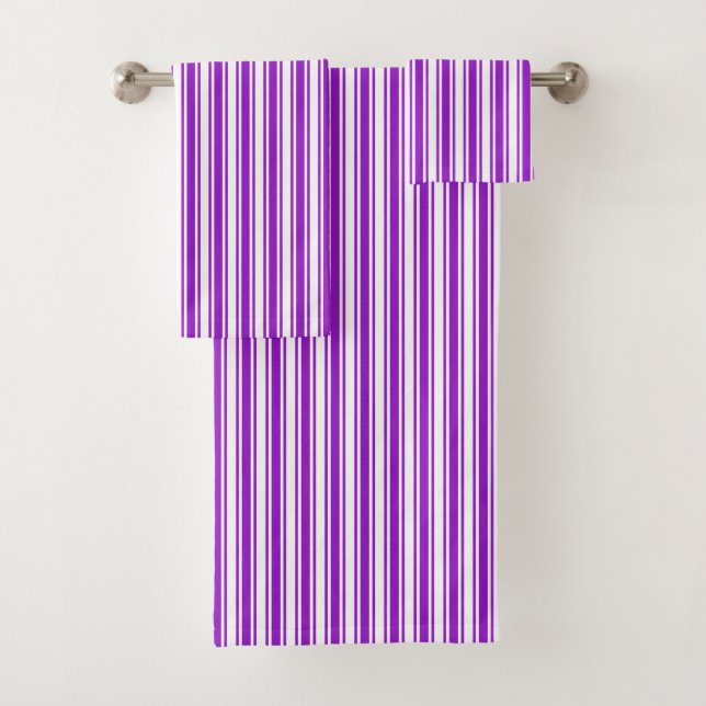 Bandes royales de bonbons violets et blancs (En situation)