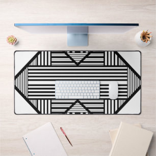 Bandes triangulaires 2 en noir et blanc