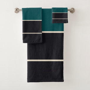 Bandes turquoises et Onyx
