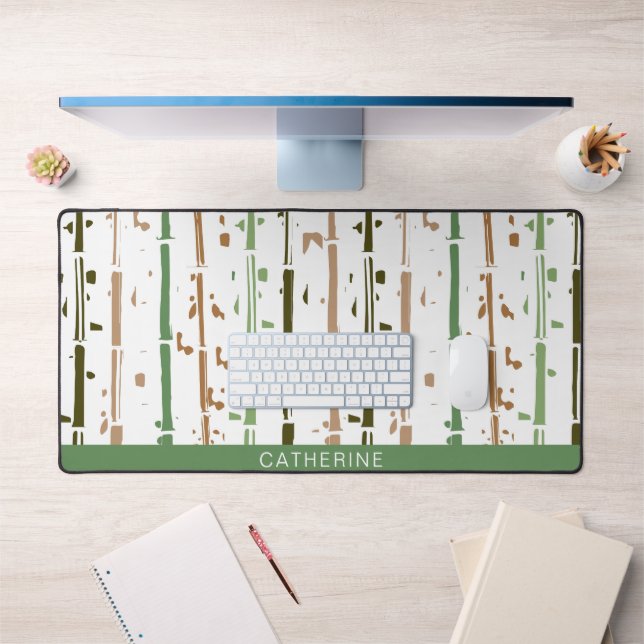 Bandes vertes Boho personnalisé (Bureau 1)