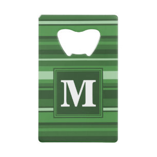 Bandes vertes monogrammes