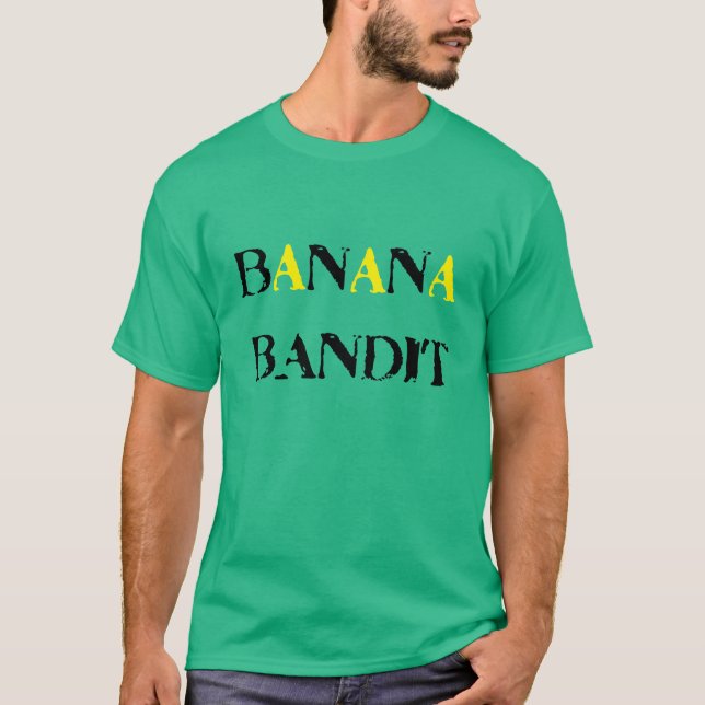 Bandit de banane ! T-shirt végétalien (Devant)