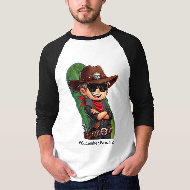 Bandits imaginaires - #CucumberBandit QR T-Shirt (Devant)