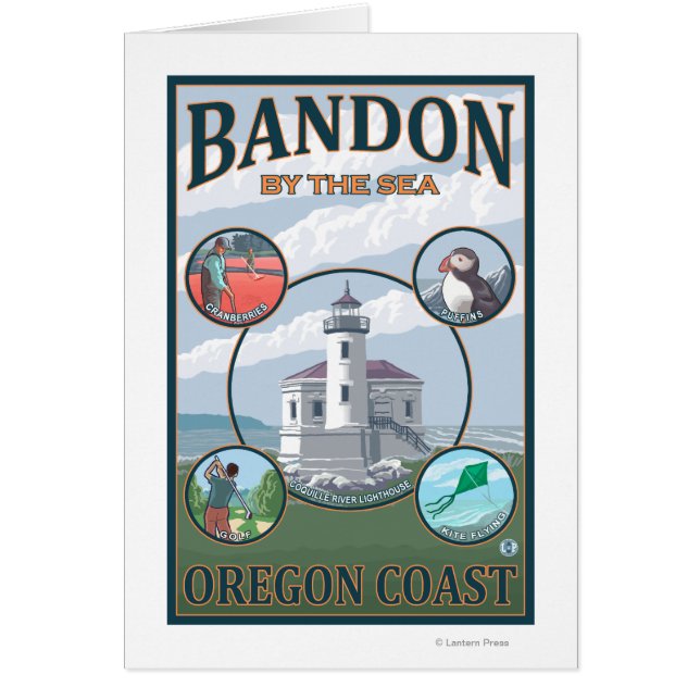 Bandon, OregonScenic Travel Poster (Devant)