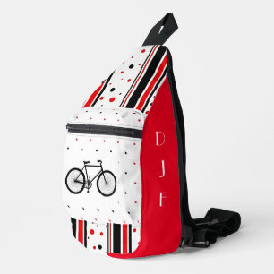 Bandoulière "Aimer to Cycle" Print Cut Sac à coudre