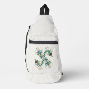 Bandoulière Chimera - Sac à élingue pour cheval de mer Peacock