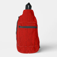 Élégant Sac à bille en bois rouge