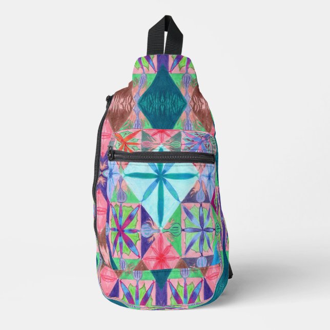 Bandoulière Lame multi-C/M sur un sac à élingue (Recto)