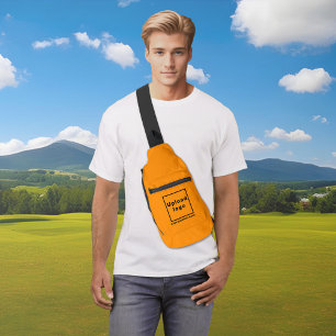 Bandoulière Nom et logo de l'entreprise sur le sac à bille ora