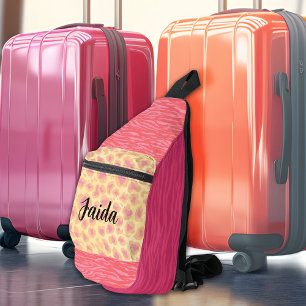 Bandoulière Peach Name Poster de animal Coupe Sac à élingue