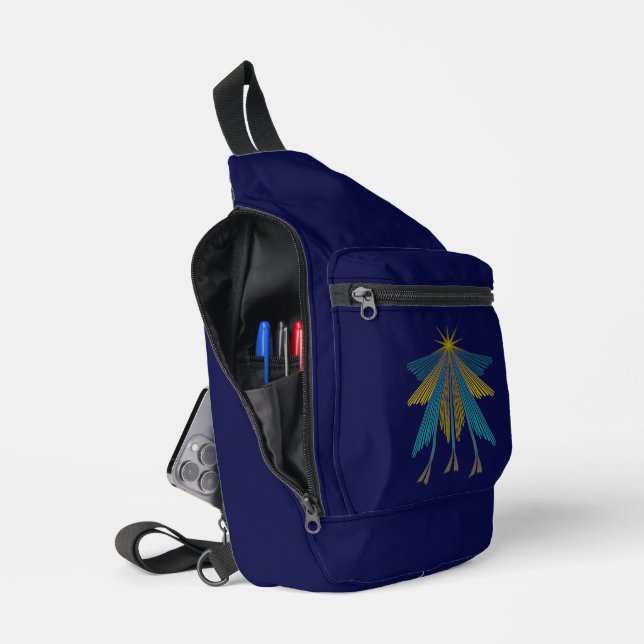 Bandoulière Sac à balles Fairy Star Navy (Ouvrir)