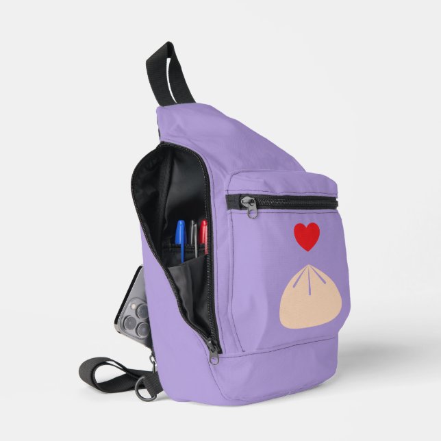 Bandoulière Sac à bascule Ube Love (Ouvrir)